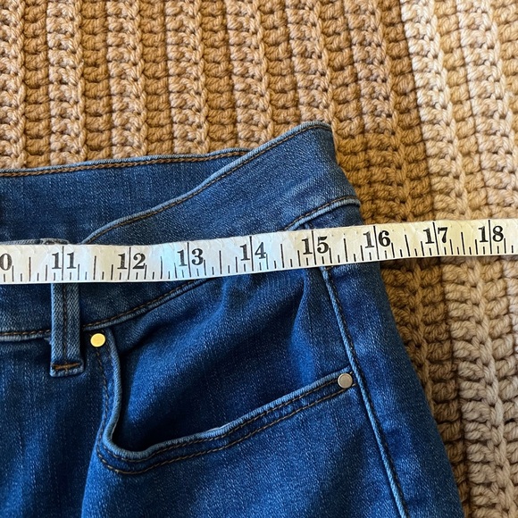 Ann Taylor Deep Blue Slim Jeans High Rise - Picture 5 of 9